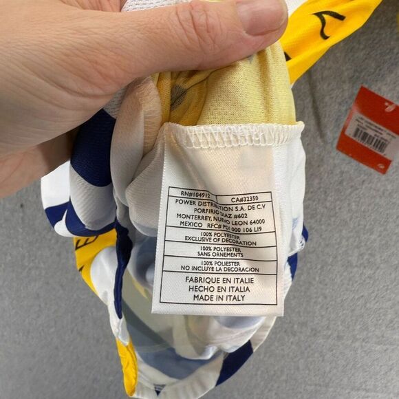 NWT Nike Livestrong‎ Unite Cycling Jersey Large Yellow White Bike Athletic Men's - Picture 6 of 12